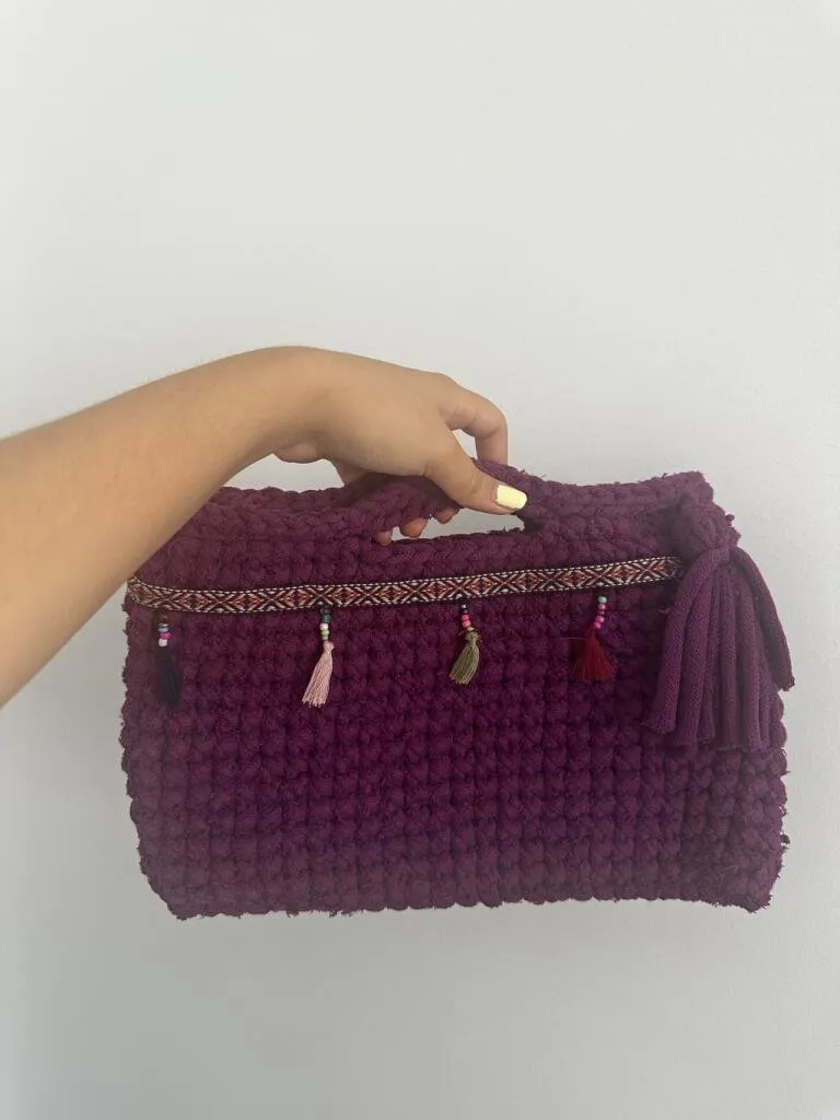 Handmade clutch bag